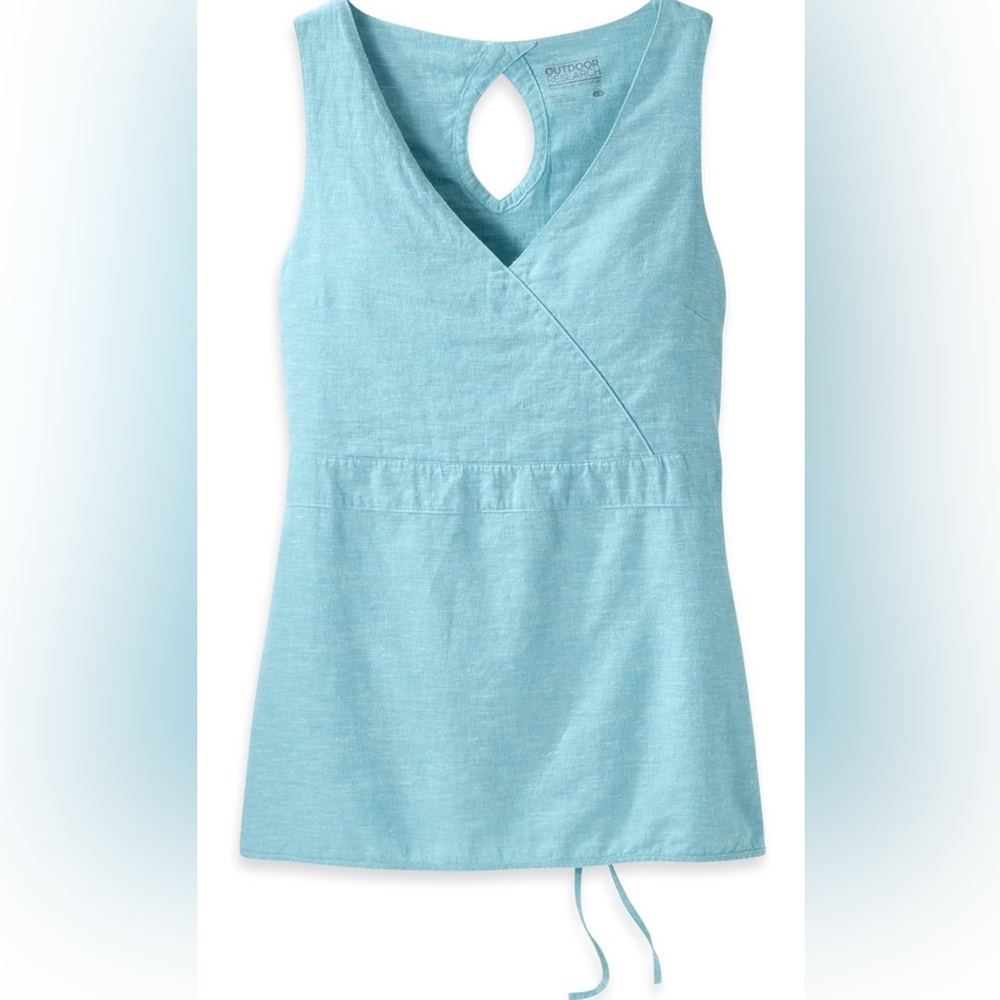 Outdoor Research Women's Coralie Sleeveless Top Light Blue - Sz XL New with tags